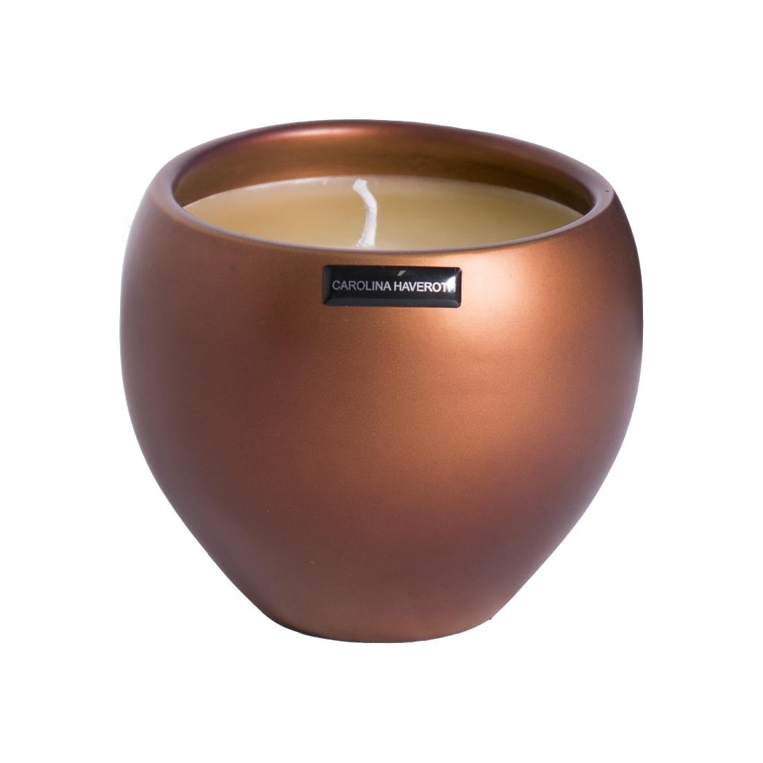 Vela Casca de Ovo - Cobre - Fosco - Carolina Haveroth