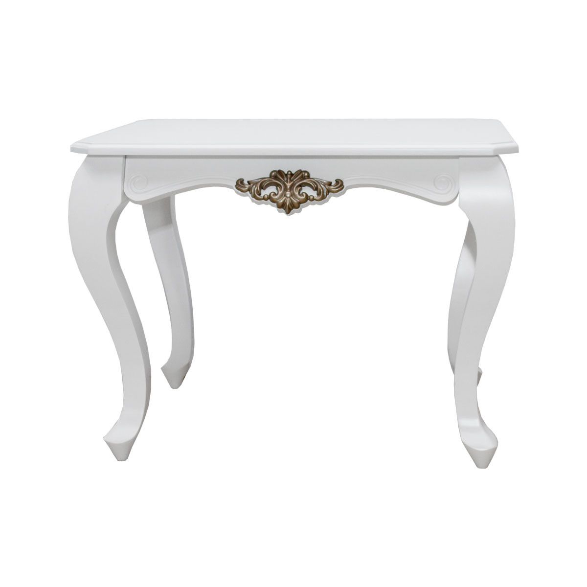 Mesa de Apoio Provençal Lavanda P - Branco com Fendi Lumiére