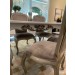 Mesa de Jantar Lavanda - Branco com Fendi Lumiére 